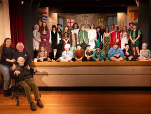 Lynchmere panto hits 75 with swashbuckling Robin Hood – oh yes it does