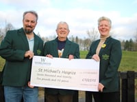 Worldham Golf Club raises more than £7,000 for St Michael's Hospice