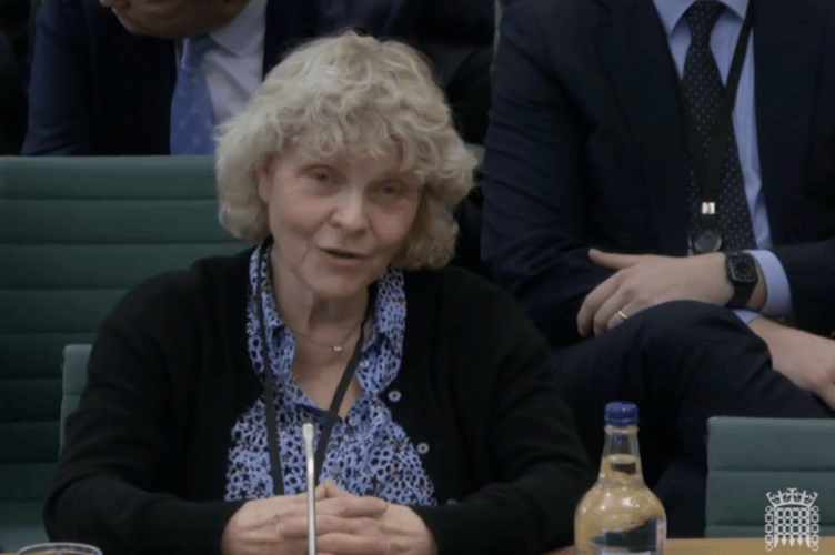 Former South Warnborough sub-postmaster Jon Hamilton answers MPs' questions on the Post Office Horizon scandal in Westminster on Tuesday, January 16