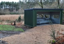 VIDEO: Twitchers flock to Bordon beauty spot to check out new birdhide