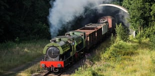 Longmoor's movie star locomotive still puffing away across the Channel