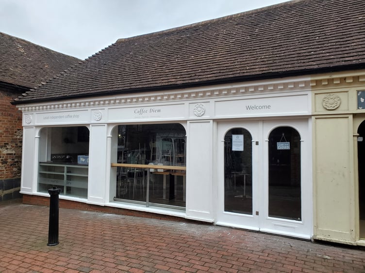 Coffee Diem in Farnham's Lion & Lamb Yard has been closed since late-December, but could reopen under new ownership this March