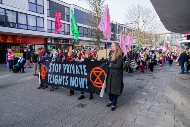 VIDEO: 'Turnout at Farnborough Airport protest shows scale of concern'