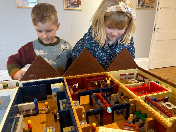 Haslemere Museum lego model