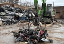VIDEO: Watch the moment police crush haul of e-scooters and e-motorbikes