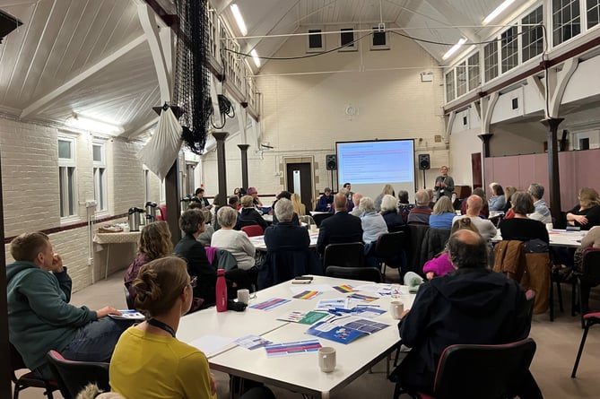 NHS public consultation event, Eastleigh, February 2024.