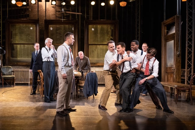 Watch Twelve Angry Men take on Guildford's Yvonne Arnaud Theatre