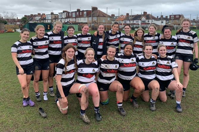 Farnham Rugby Club's under-18 girls have reached the National Cup regional final