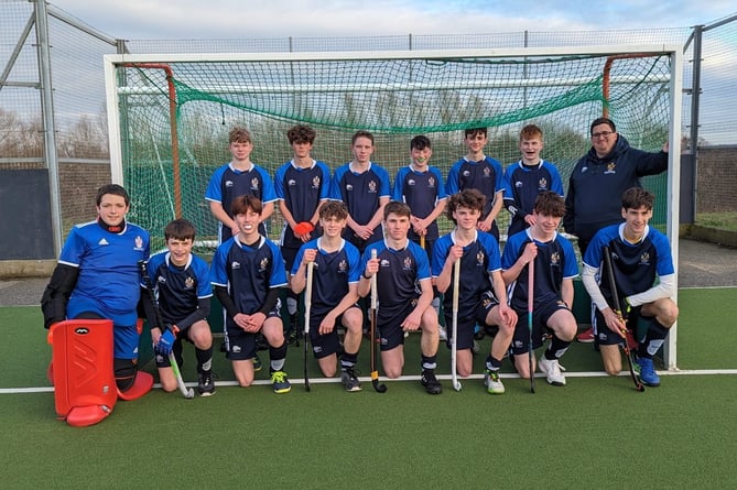 Haslemere Hockey Club's under-16 boys were all smiles after their comeback win