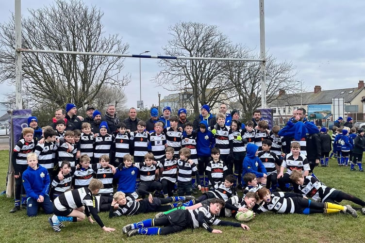 Farnham Rugby Club's minis went on tour to Devon in 2023