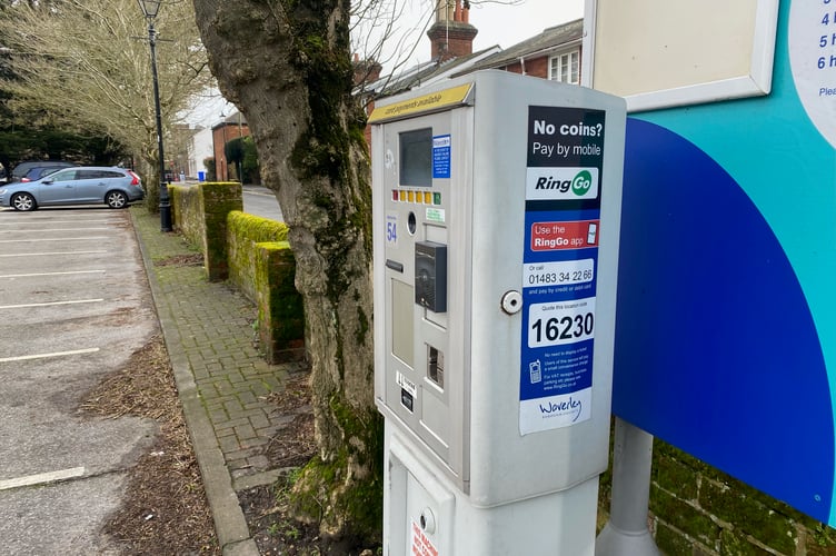 The cost of parking in many town centre car parks across Waverley is to increase from £1.10 to £1.30 for an hour, or from £22 to £26 for all day