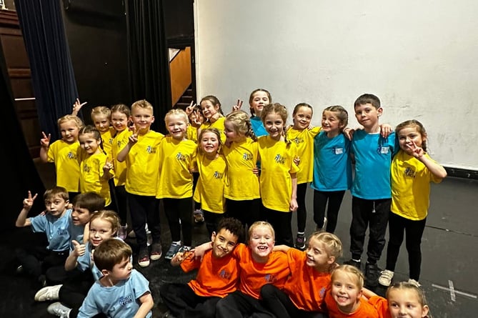 Some of the dancers who took part in StreetNation's Level Up show at Haslemere Hall on February 24th 2024.