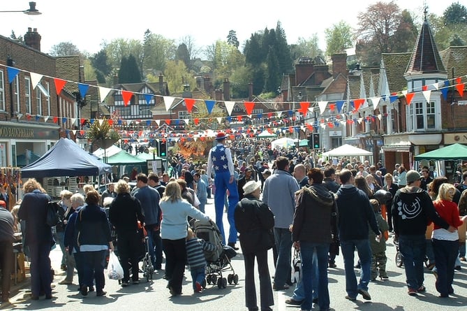 Haslemere Charter Fair on Haslemere High Street