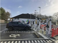 Electric car chargers built without permission at A3 Liphook services