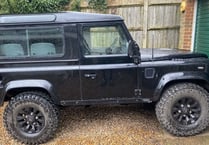 Appeal after 20-year-old Land Rover stolen from car park
