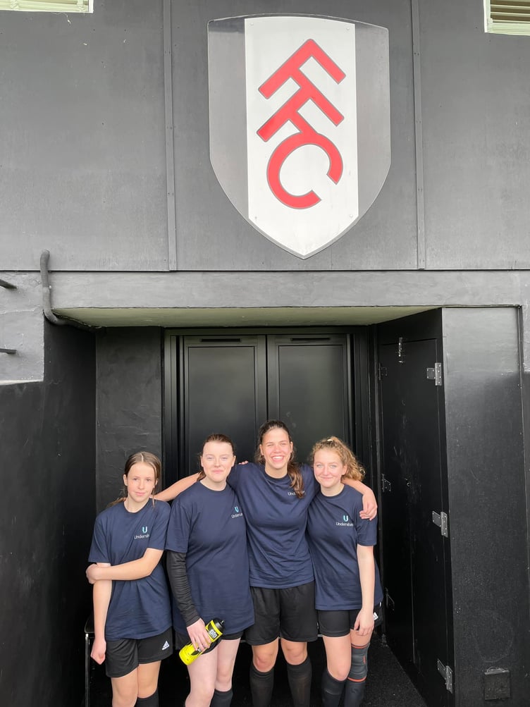 Undershaw girl's football team