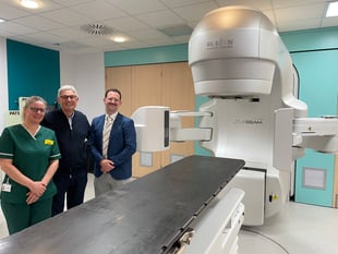 Patient 'privileged' to be first to undergo new cancer treatment
