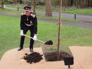 Tree planted in memory of Sister Mary Agnes