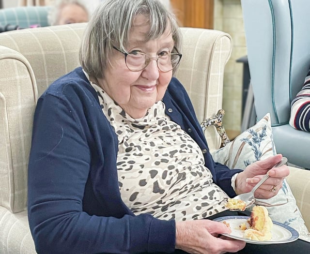 Art-loving care home resident has an ink-incredible birthday
