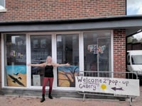 Pop-up community art gallery in old police station divides community