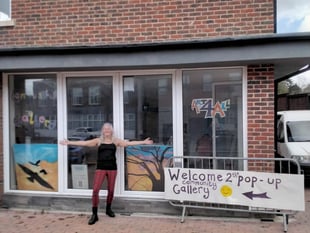 Pop-up community art gallery in old police station divides community