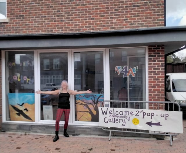 Pop-up community art gallery in old police station divides community