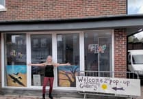 Pop-up community art gallery in old police station divides community