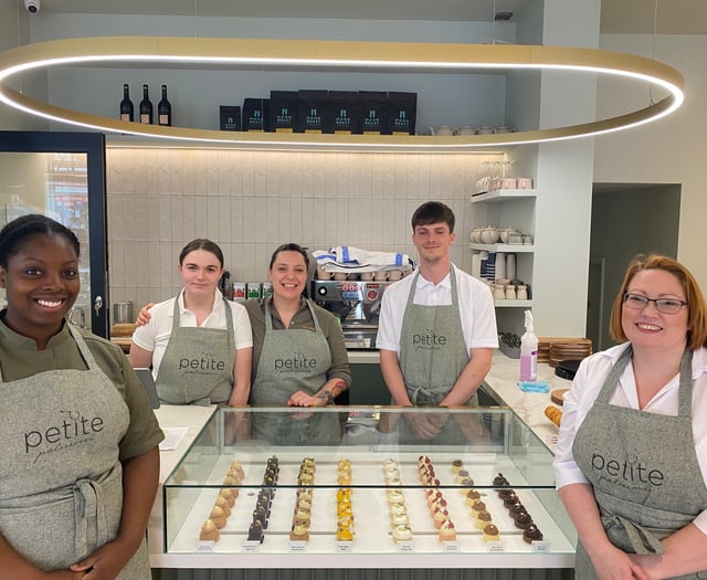 VIDEO: Bake Off chef opens stylish Petite Patisserie in Farnham