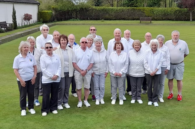 A chilly first event of the season for members of the popular Seale and Sands Bowls Club