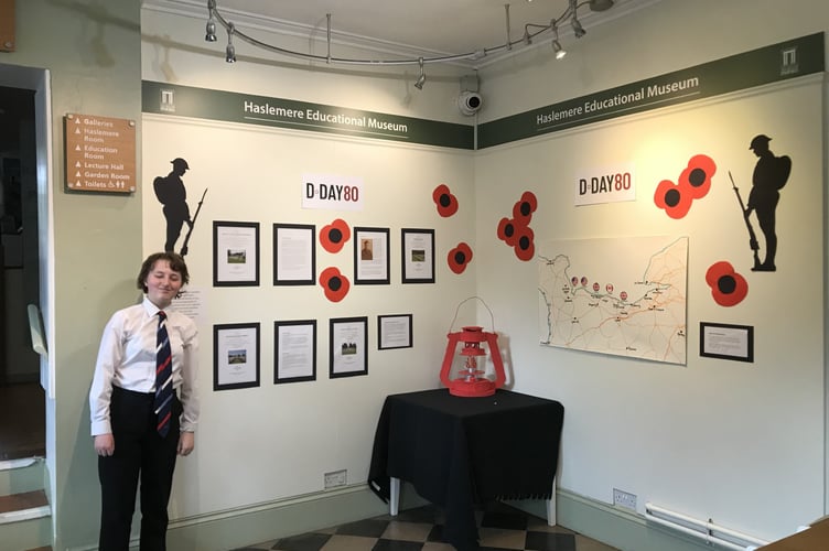 D-Day exhibition, Haslemere Educational Museum, May 2024.