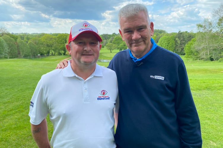 Farnham golfer Jason Bastable (left) has been selected to play in the Handa Vision Cup