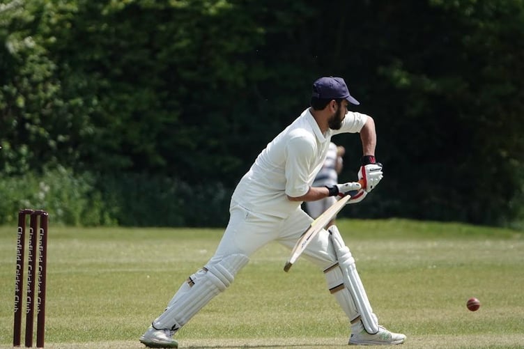 Kuthubudeen Abdul Malikoo on his way to 26 not out