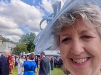 Volunteers attend royal garden party