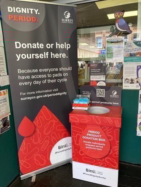The campaign has donation and collection points across 40 libraries in Surrey