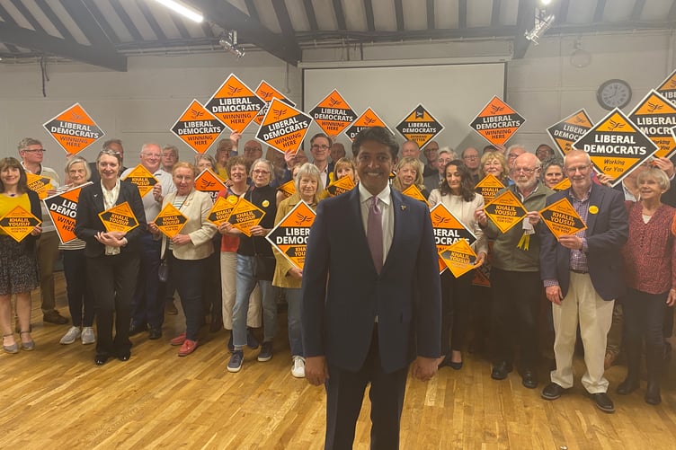 Khalil Yousuf the Liberal Democrat prospective MP for Farnham and Bordon