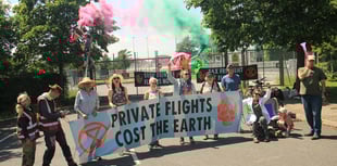 Activists block Farnborough airport’s three main gates