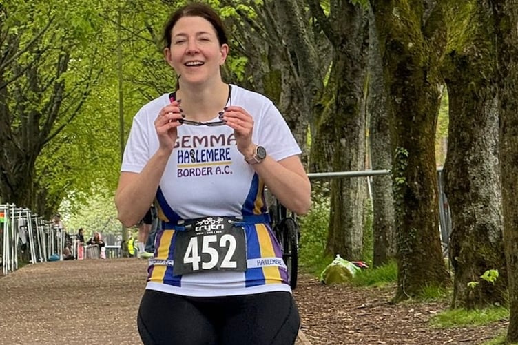 Gemma Reeder leaves transition for the final time and starts her run