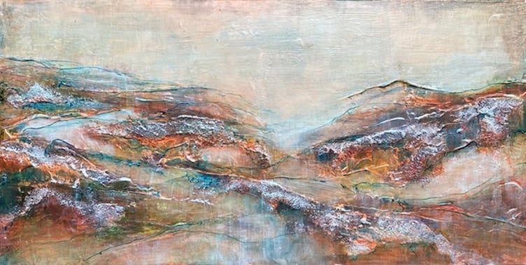 Copper Mist, painting by Alison Hunt