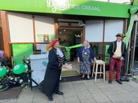 What a scoop as ice cream parlour officially opens