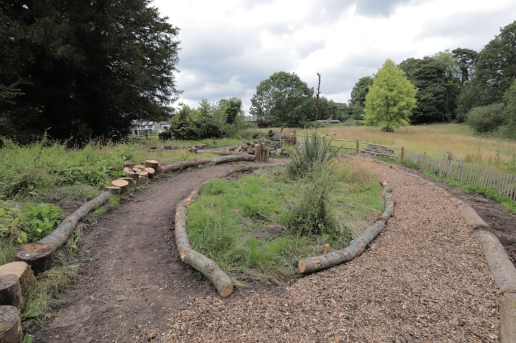 Paths beginning to take shape at Haslemere Museum's new sensory garden