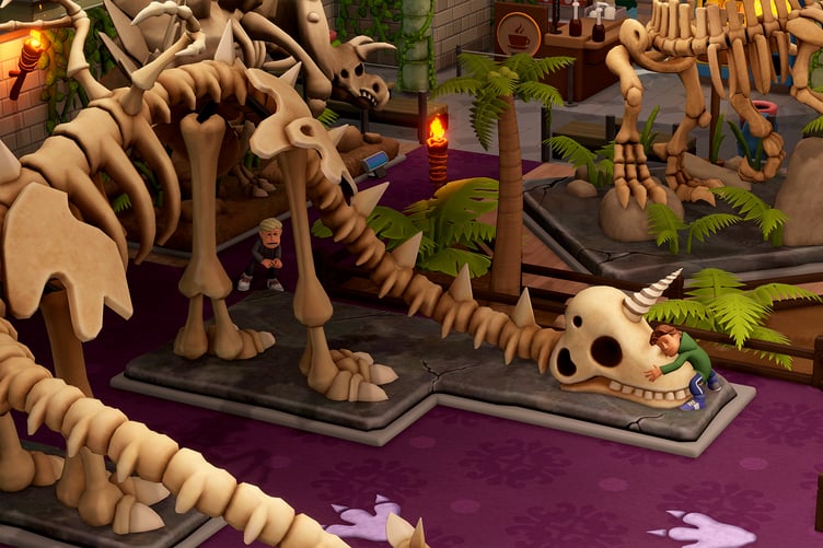 Pesky children damaging artefact in Two Point Museum