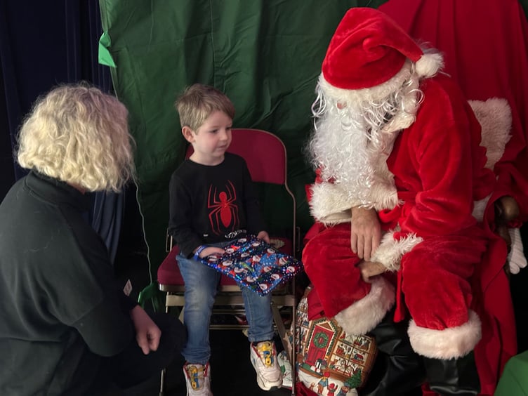 Santa's Grotto at Haslemere's Christmas Charities Fair