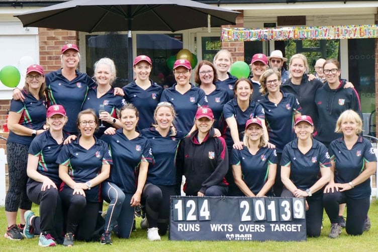 Grayshott's women's softball players finished the season with a festival