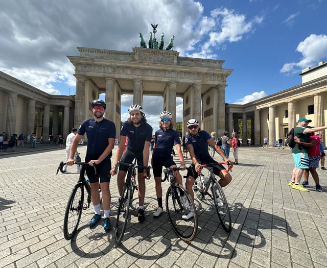 Sons of late cyclist raise more than £12,000 in their dad’s memory