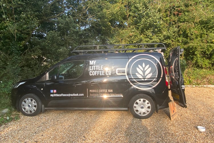 Roxie's coffee van has been to events far and wide thanks to the positive reception she has received from being at the meadow