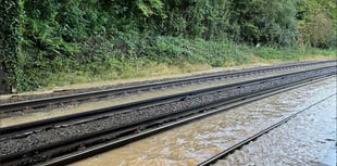 Rail services to Guildford suspended due to flooding at Ash