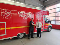 Salvation Army’s emergency support vehicle gets first call out