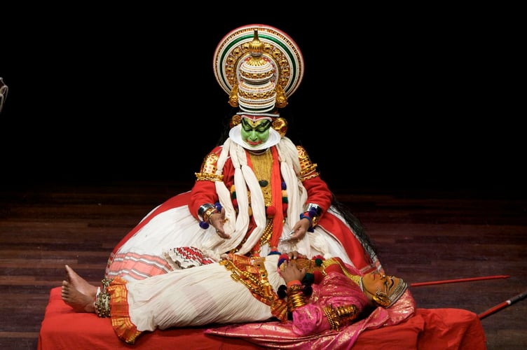 Kathakali dance and drama performance at Haslemere Museum
