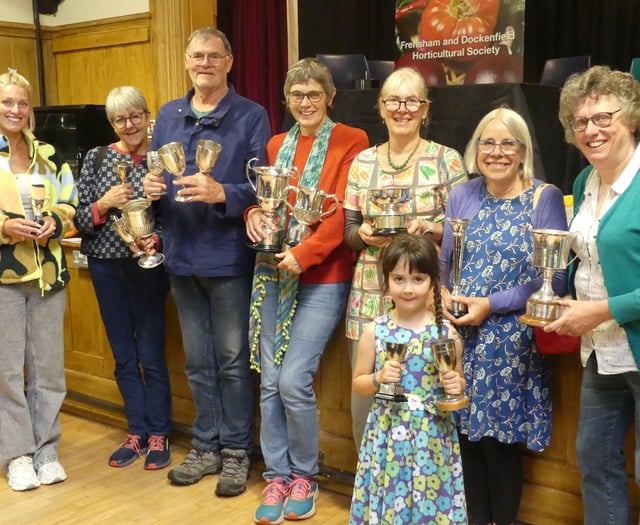Dan's the man as Frensham & Dockenfield gardeners defy the deluge