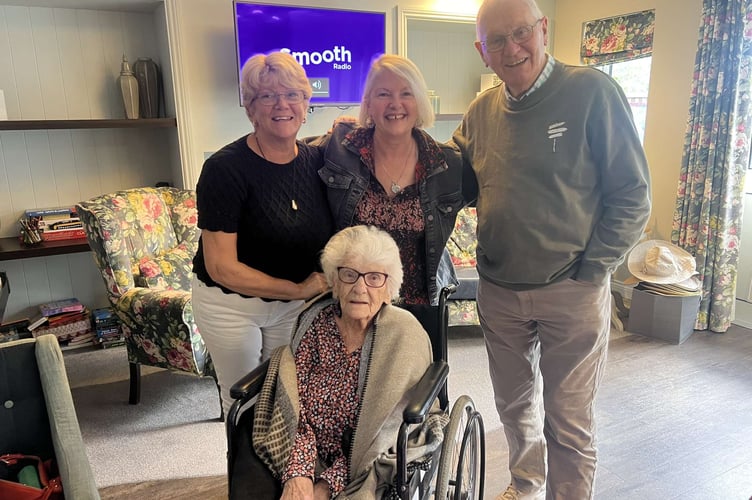 Dorothy celebrated her 105th birthday surrounded by family, friends and the care home's staff